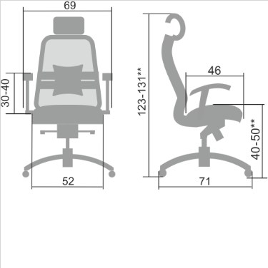Офисное кресло Samurai SL-3.04, черный плюс в Уссурийске - изображение 1