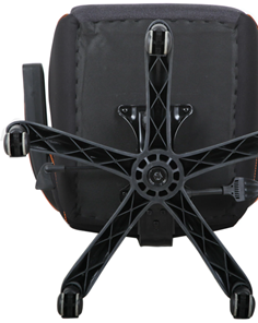 Компьютерное кресло Brabix Techno Pro GM-003 (ткань, черное/серое, вставки оранжевые) в Артеме - предосмотр 5