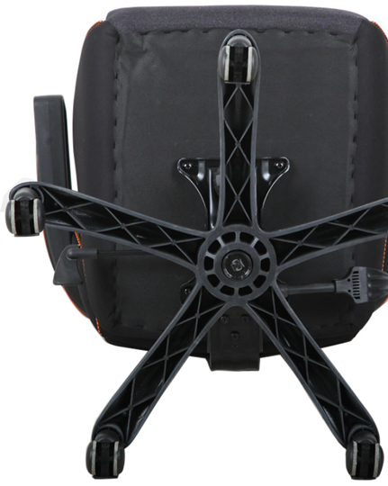 Компьютерное кресло Brabix Techno Pro GM-003 (ткань, черное/серое, вставки оранжевые) в Артеме - изображение 5