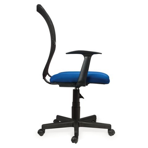 Кресло Brabix Spring MG-307 (с подлокотниками, комбинированное синее/черное TW) в Артеме - изображение 1