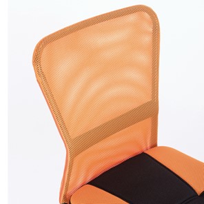 Офисное кресло Brabix Smart MG-313 (без подлокотников, комбинированное, черное/оранжевое) 531844 в Артеме - предосмотр 5