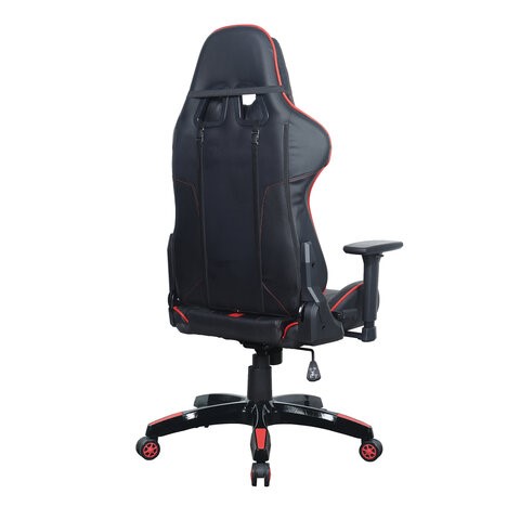Офисное кресло Brabix GT Carbon GM-120 (две подушки, экокожа, черное/красное) 531931 во Владивостоке - изображение 2