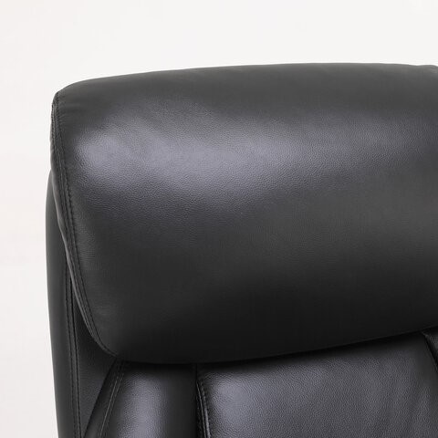 Компьютерное кресло Brabix Premium Pride HD-100 (натуральная кожа, черное) 531940 в Артеме - изображение 4