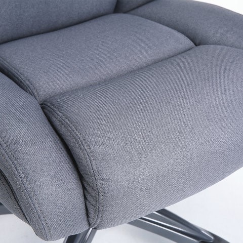 Компьютерное кресло Brabix Premium Solid HD-005 (ткань, серое) 531823 в Артеме - изображение 7