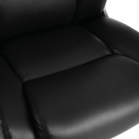 Кресло офисное Brabix Premium Solid HD-005 (рециклированная кожа, черное) 531941 во Владивостоке - изображение 6