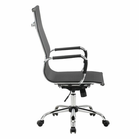 Офисное кресло Brabix Line EX-530 (хром, сетка, черное) 531846 в Артеме - изображение 1