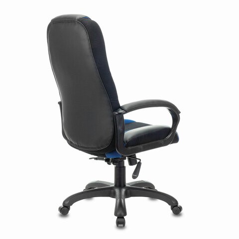 Компьютерное кресло Brabix Premium Rapid GM-102 (экокожа/ткань, черное/синее) 532106 в Артеме - изображение 2