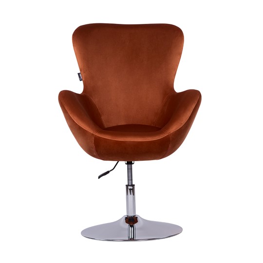 Офисное кресло Беннет-1, Микровелюр оранжевый в Артеме - изображение 1