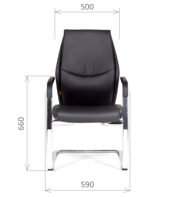 Кресло офисное CHAIRMAN Vista V Экокожа премиум черная в Находке - изображение 1