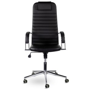 Компьютерное кресло Brabix Premium Pilot EX-610 CH (хром, кожзам, черное) 532418 в Артеме - предосмотр 2