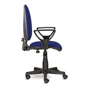 Компьютерное кресло Brabix Prestige Ergo MG-311 (регулируемая эргономичная спинка, ткань, синее) 532423 в Артеме - предосмотр 1
