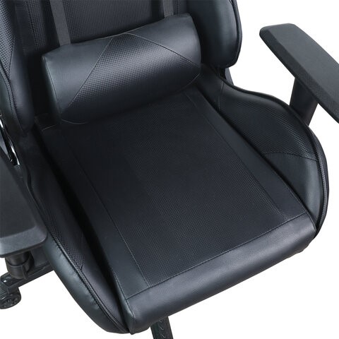 Компьютерное кресло Brabix GT Carbon GM-115 (две подушки, экокожа, черное) 531932 во Владивостоке - изображение 7