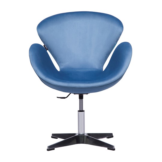 Кресло офисное Беннет-2, Микровелюр голубой в Артеме - изображение 1