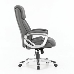 Кресло компьютерное Brabix Premium Level EX-527 (пружинный блок, рециклированная кожа, серое) 531937 в Артеме - предосмотр 1