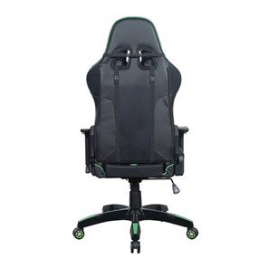 Офисное кресло Brabix GT Carbon GM-120 (две подушки, экокожа, черное/зеленое) во Владивостоке - предосмотр 3