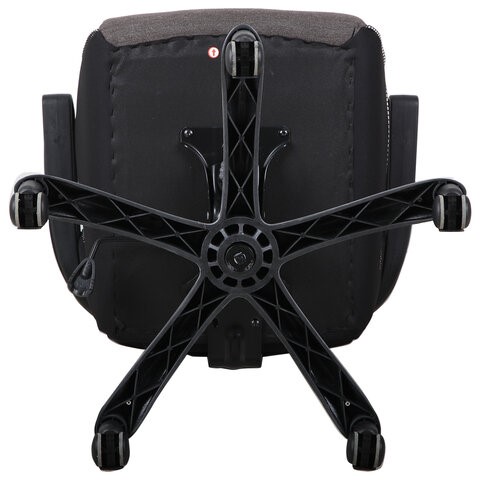 Кресло Brabix Techno GM-002 (ткань, черное/серое, вставки белые) в Артеме - изображение 4