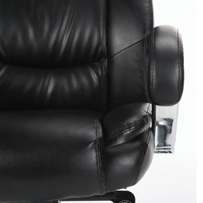 Кресло компьютерное Brabix Premium Direct EX-580 (хром, рециклированная кожа, черное) в Артеме - предосмотр 14