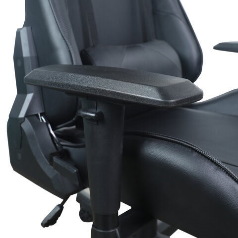 Компьютерное кресло Brabix GT Carbon GM-115 (две подушки, экокожа, черное) 531932 во Владивостоке - изображение 9