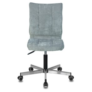 Кресло офисное Brabix Stream MG-314 (без подлокотников, пятилучие серебристое, ткань, серо-голубое) 532395 в Артеме - предосмотр 3