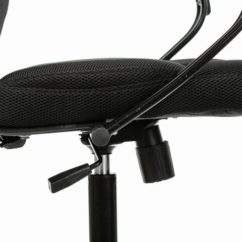 Кресло офисное Brabix Premium Stalker EX-608 PL (ткань-сетка/кожзам, черное) 532090 во Владивостоке - изображение 4