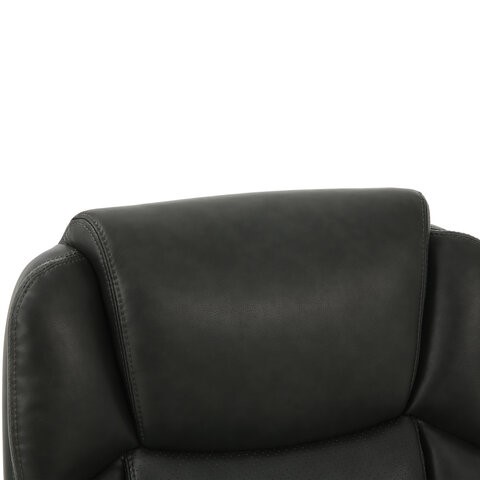 Офисное кресло Brabix Premium Favorite EX-577 (пружинный блок, рециклированная кожа, серое) 531935 во Владивостоке - изображение 5