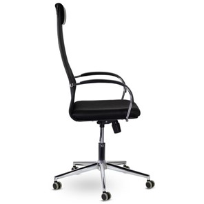 Компьютерное кресло Brabix Premium Pilot EX-610 CH (хром, ткань-сетка, черное) 532417 в Артеме - предосмотр 1