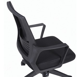 Кресло компьютерное Brabix Balance MG-320 (с подлокотниками, черное) 531831 во Владивостоке - предосмотр 7