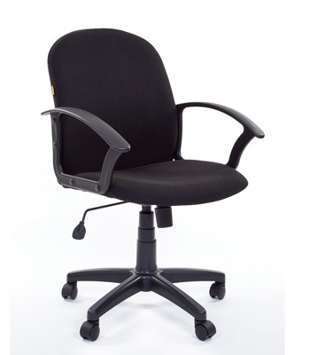 Кресло офисное CHAIRMAN 681 Ткань C-3 черное в Артеме - изображение