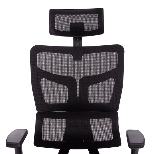 Кресло MESH-11HR ткань/сетка, черный, арт.19507 в Артеме - изображение 9
