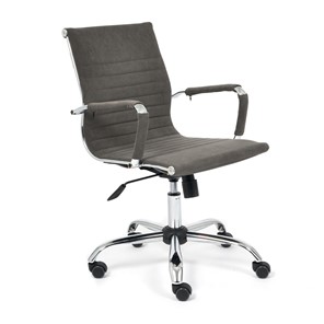 Компьютерное кресло URBAN-LOW флок, серый, арт.14445 в Артеме