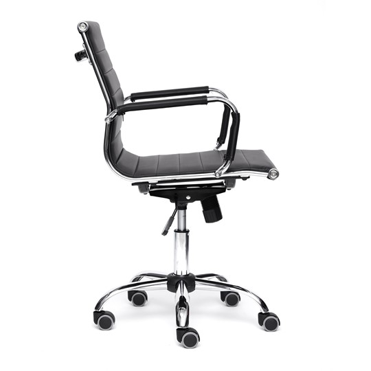 Компьютерное кресло URBAN-LOW кож/зам, черный, арт.14460 в Артеме - изображение 1