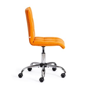 Кресло компьютерное ZERO флок, оранжевый, арт.13499 во Владивостоке - предосмотр 1