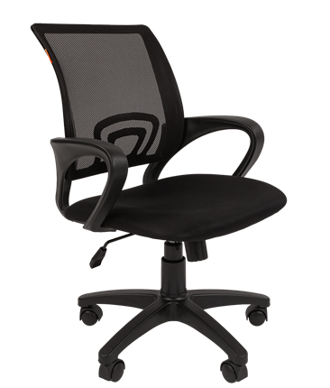 Компьютерное кресло CHAIRMAN 696 black Сетчатый акрил DW62 черный в Артеме - изображение