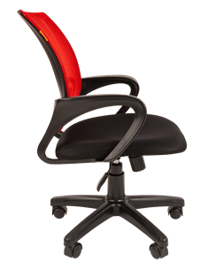 Кресло офисное CHAIRMAN 696 black Сетчатый акрил DW69 красный во Владивостоке - предосмотр 1
