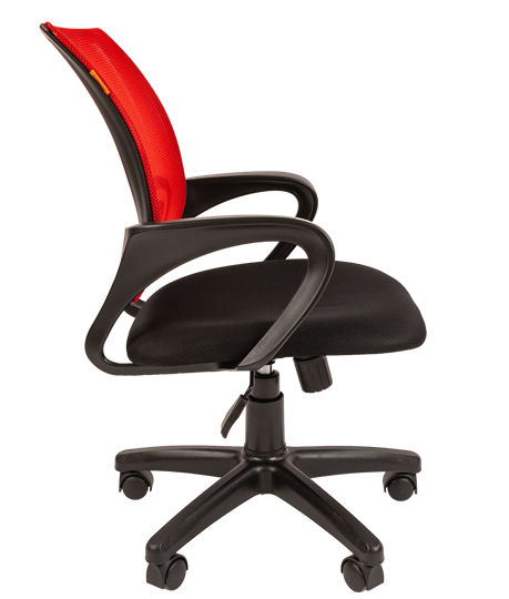 Кресло офисное CHAIRMAN 696 black Сетчатый акрил DW69 красный во Владивостоке - изображение 1