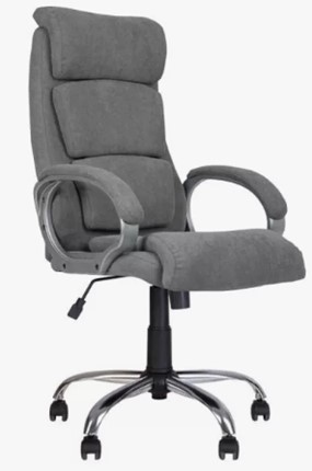 Кресло для офиса DELTA (CHR68) ткань SORO 93 в Находке - изображение