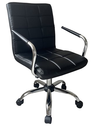 Кресло компьютерное C8545  BLACK (чёрный) в Артеме - изображение