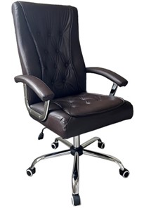 Кресло компьютерное С 22  коричневый в Артеме - предосмотр 1