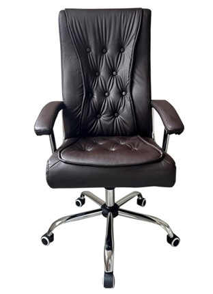 Кресло компьютерное С 22  коричневый в Артеме - изображение
