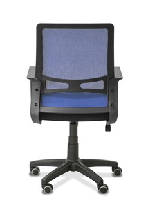 Кресло офисное Акцент, сетка YM/ткань TW / синяя/черная во Владивостоке - предосмотр 4