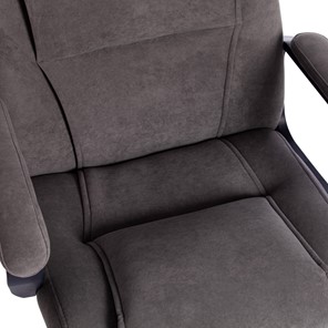 Офисное кресло BERGAMO Хром (22) флок, серый, 29 арт.19374 в Артеме - предосмотр 8