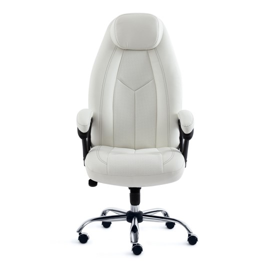 Офисное кресло BOSS Lux, кож/зам, белый, арт.15307 во Владивостоке - изображение 3