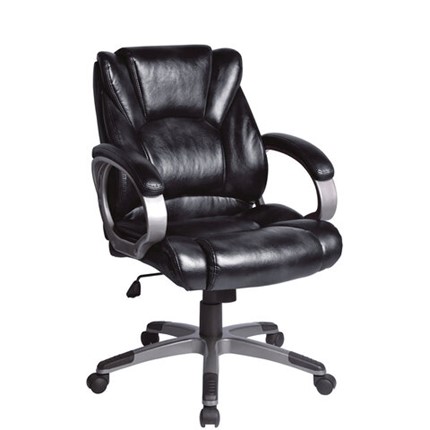 Офисное кресло BRABIX "Eldorado EX-504", экокожа, черное, 530874 в Артеме - изображение