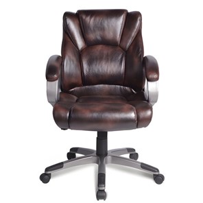 Офисное кресло BRABIX "Eldorado EX-504", экокожа, коричневое, 530875 во Владивостоке - предосмотр 4