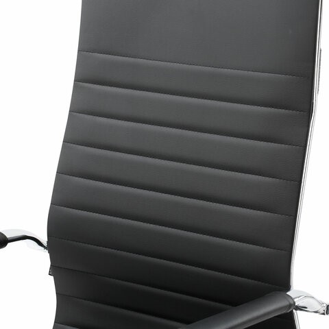 Офисное кресло BRABIX "Energy EX-509", экокожа, хром, черное, 530862 во Владивостоке - изображение 7