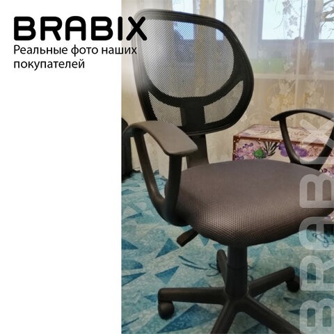 Кресло компьютерное Brabix Flip MG-305 (ткань TW, черное) 531952 во Владивостоке - изображение 16