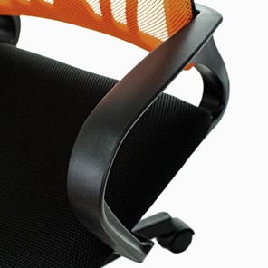 Кресло офисное Brabix Fly MG-396 (с подлокотниками, сетка, оранжевое/черное) 532084 в Артеме - предосмотр 11