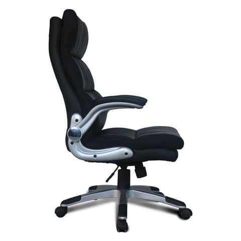 Офисное кресло BRABIX "Fregat EX-510", рециклированная кожа, черное, 530863 в Артеме - изображение 2