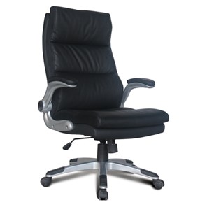 Офисное кресло BRABIX "Fregat EX-510", рециклированная кожа, черное, 530863 в Артеме - предосмотр 3