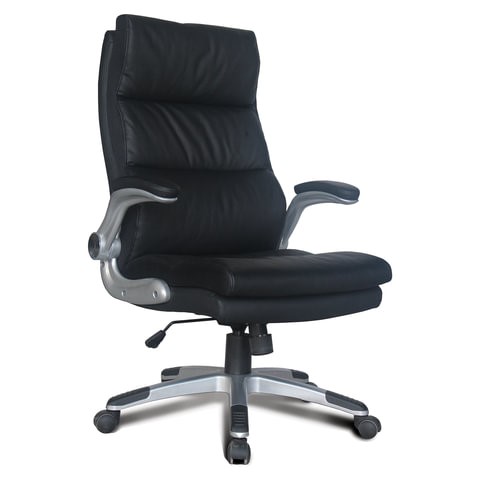 Офисное кресло BRABIX "Fregat EX-510", рециклированная кожа, черное, 530863 в Артеме - изображение 3